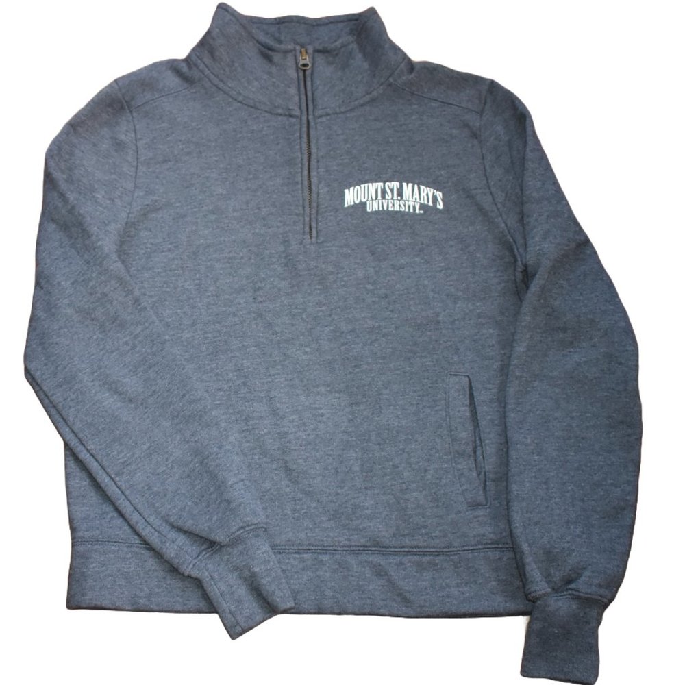 Mount St. Mary's University 1/4 Zipper Redshirt Sweatshirt, Small